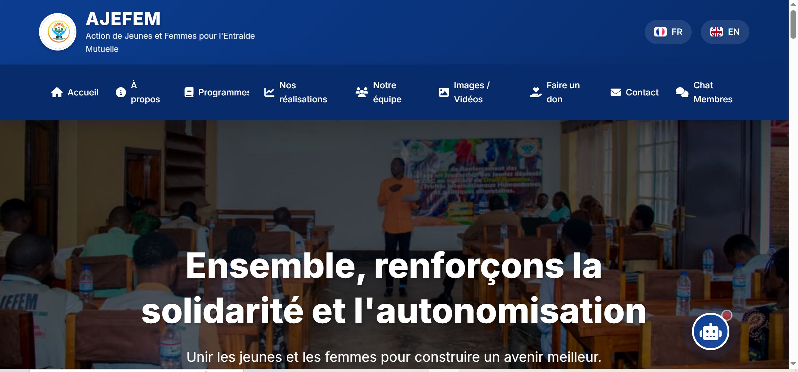 AJEFEM - Plateforme d'autonomisation