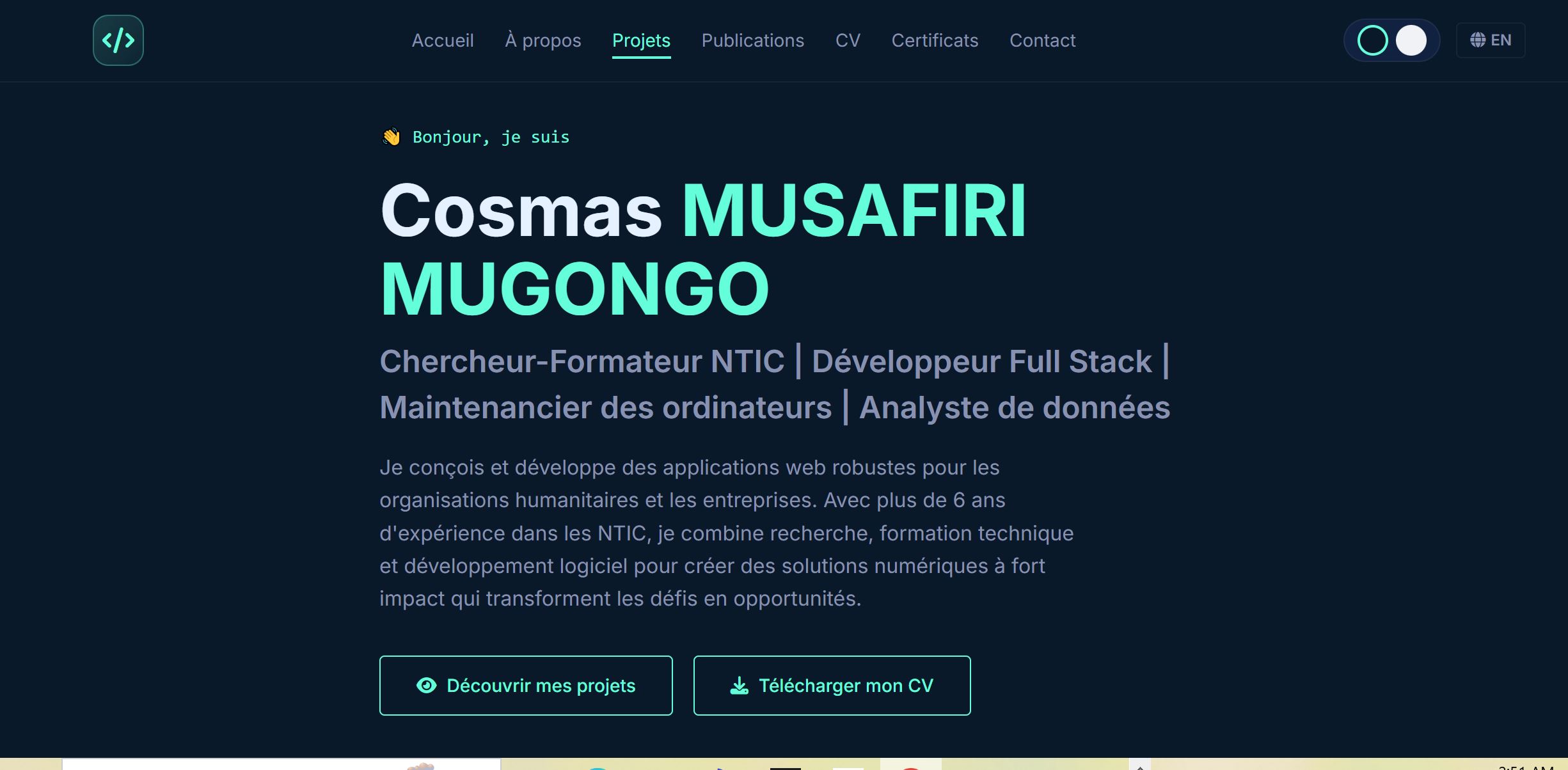 Portfolio de Cosmas